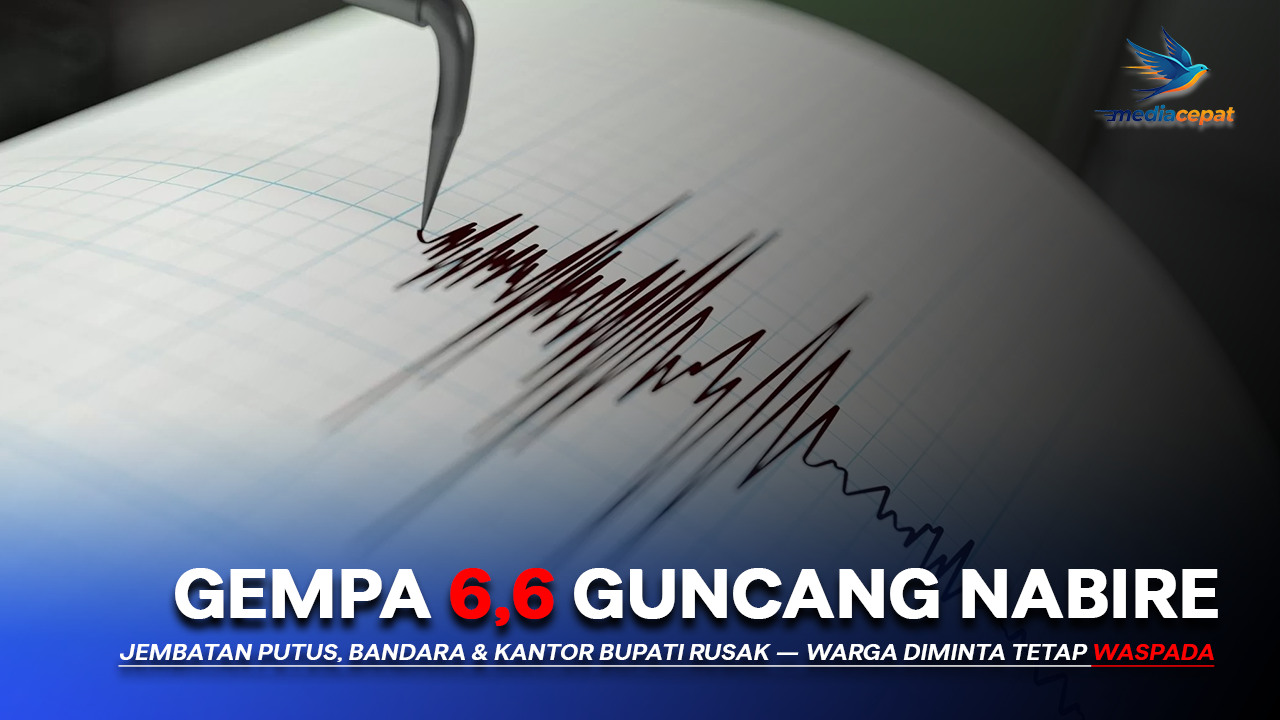 Gempa 6,6 Guncang Nabire: Jembatan Putus, Bandara Rusak
