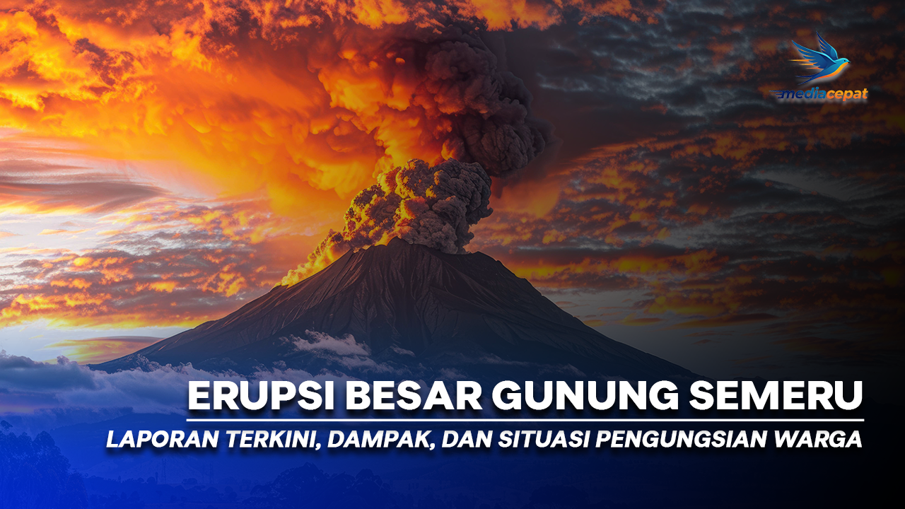 Erupsi Besar Semeru 2025: Ribuan Warga Mengungsi